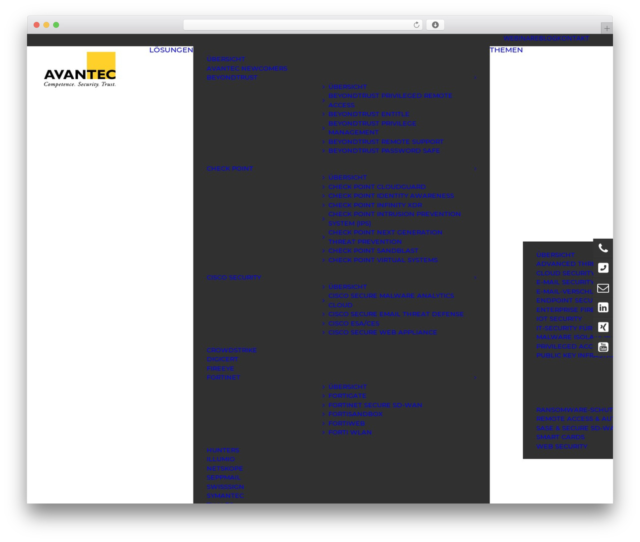 Uncode WP theme - avantec.ch