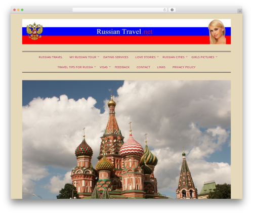 WordPress theme Gold Essentials - russian-travel.net