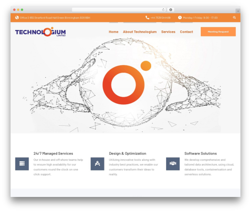 WordPress theme The Kleaner QT - technologium.co.uk