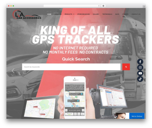 WordPress Theme WordPress shop theme - lacaraccessories.com