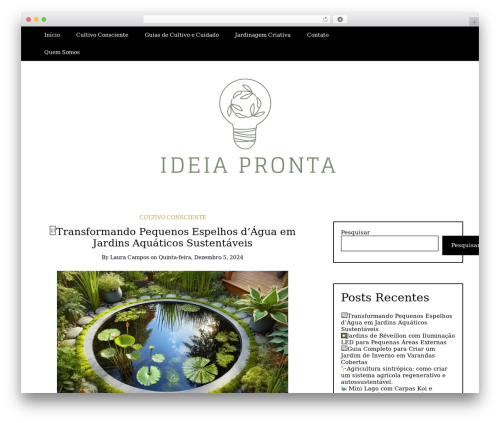 Writee WordPress theme - ideiapronta.com
