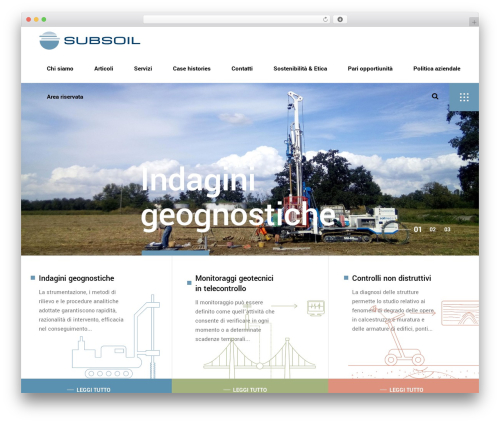 aarhus WordPress theme - subsoilsrl.it