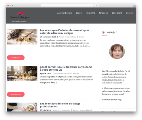 Banquet Hall WordPress blog theme - susini-esthetique.com