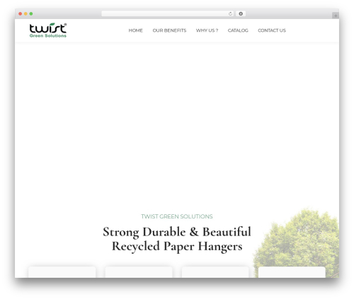 ConnectedWing WordPress theme - twisthangers.com