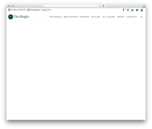 Rare WordPress theme - da-magix.com