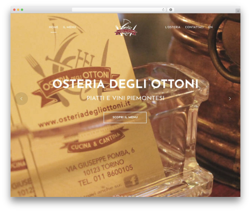 Reon WordPress theme - osteriadegliottoni.it