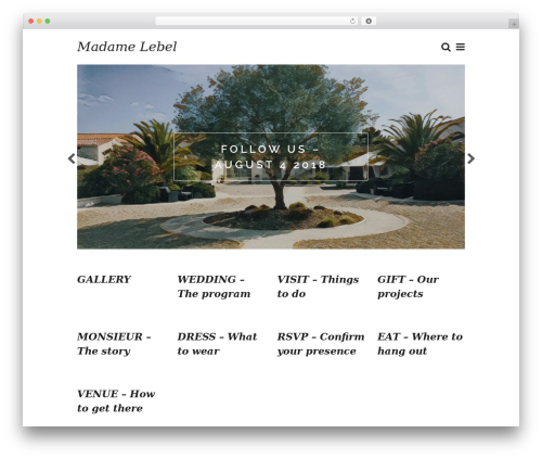 Simona WordPress theme - madamelebel.com Simona WordPress theme - madamelebel.com