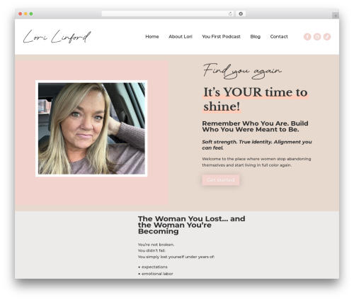 Theme WordPress Clara - lorilinford.com