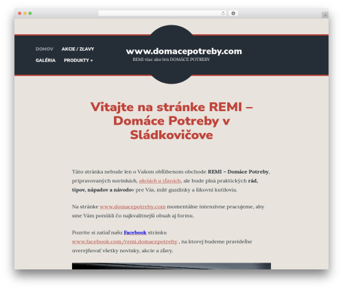 WordPress theme Brompton - domacepotreby.com WordPress theme Brompton - domacepotreby.com