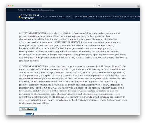 WordPress theme LexNova - clinipharmservices.com