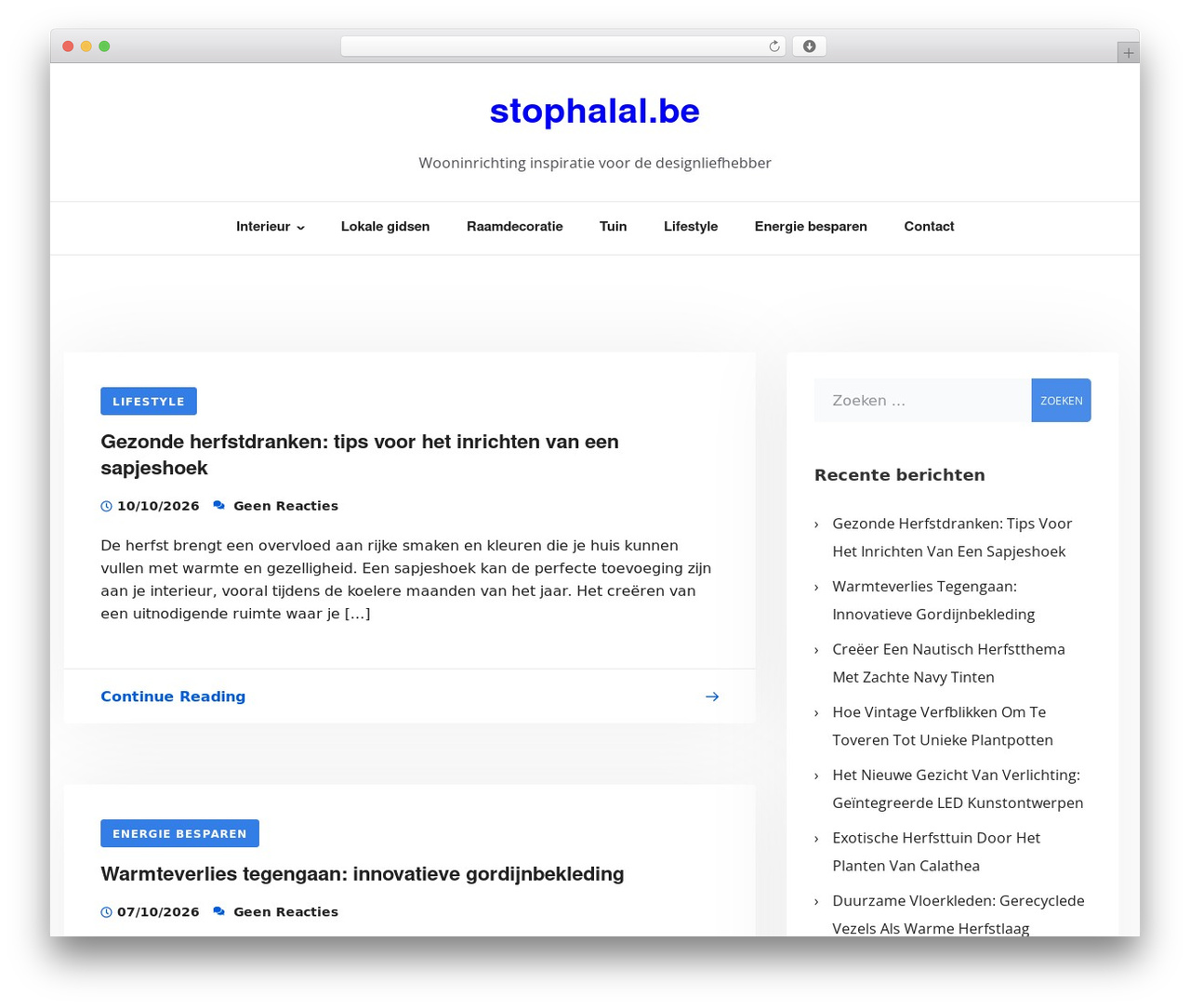 AeonBlock WordPress theme - stophalal.be