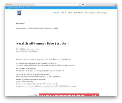 Offen (offen) free WordPress plugin - wendtstore.de