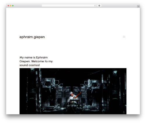Divi WordPress theme - ephraimgiepen.com