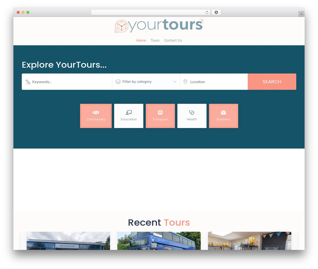 Findus WordPress theme - yourtours.org.uk