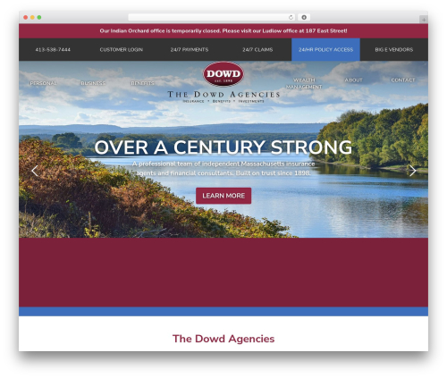 flexbox WordPress theme - dowd.com