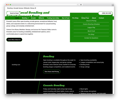 Kdw jquery colorbox WordPress plugin - emeraldlanes.com