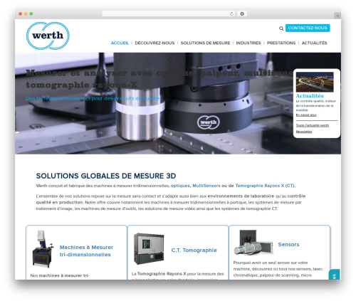 SRP Bootstrap v4 Theme theme WordPress - werthfrance.com