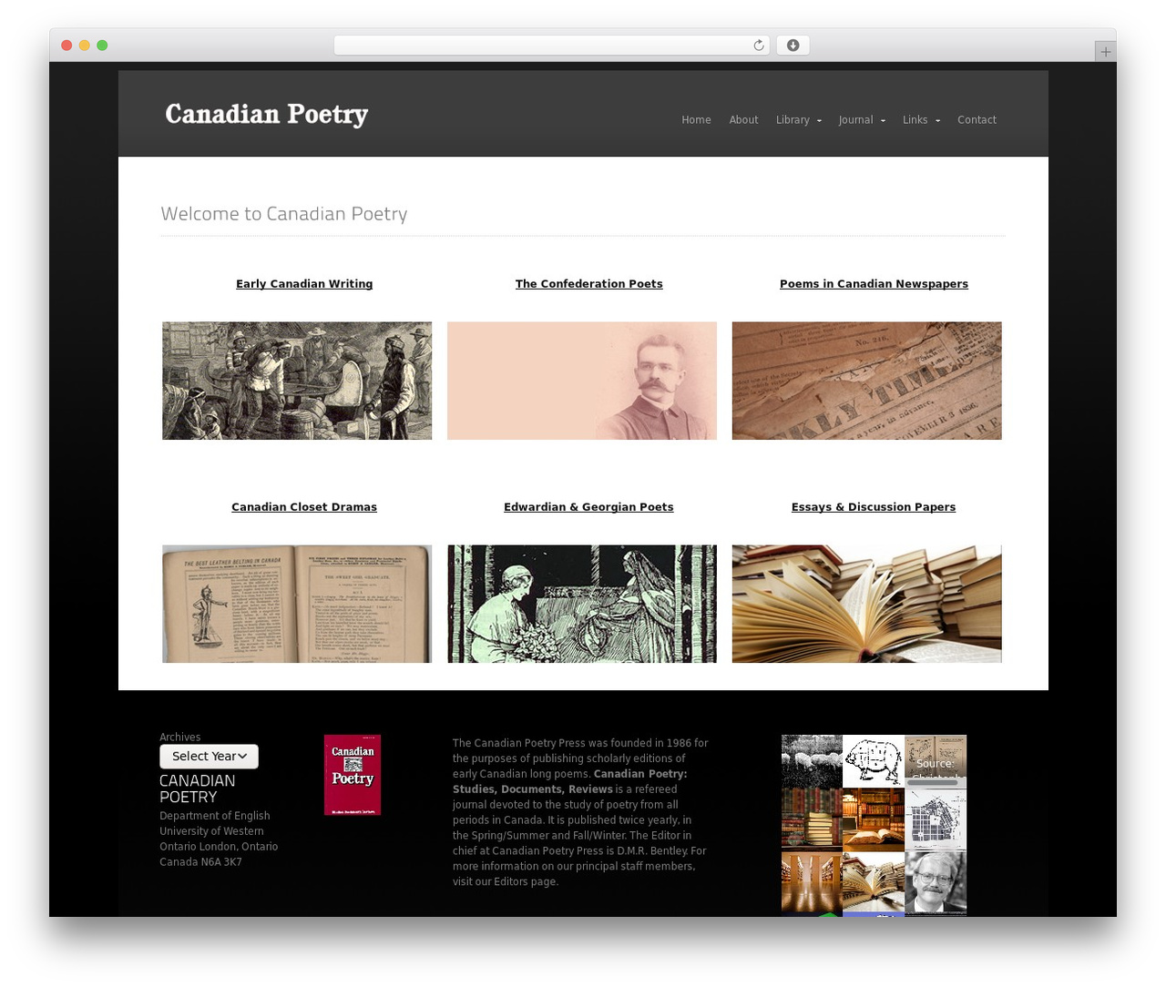 Studio Box Wordpress theme WordPress - canadianpoetry.org