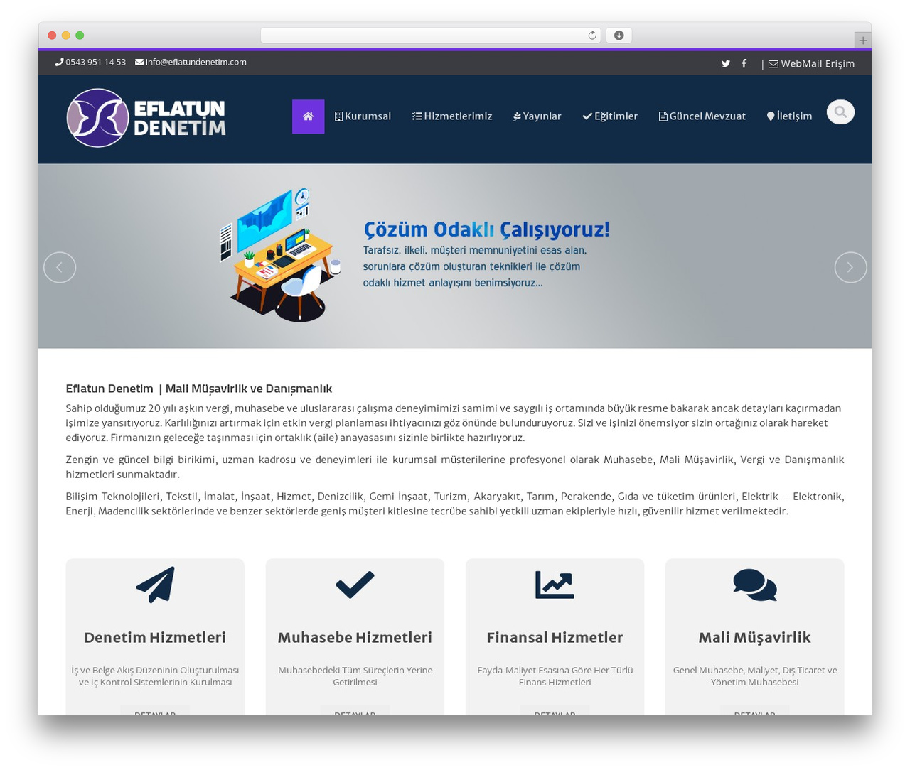 WordPress theme Alomaliye - eflatundenetim.com