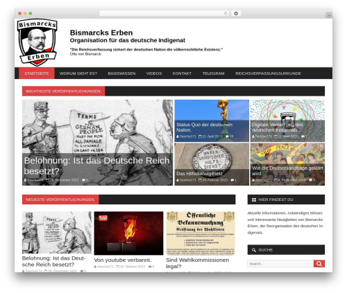 WordPress theme BMAG - bismarckserben.org WordPress theme BMAG - bismarckserben.org