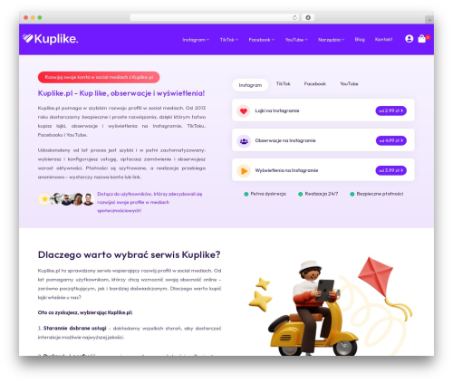 Best WordPress theme Claue - kuplike.pl
