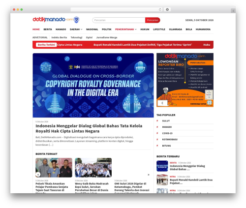BloggingPro top WordPress theme - detikmanado.com