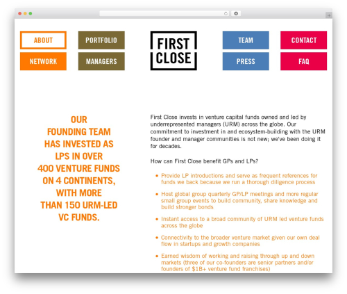 FirstClosePartners Theme top WordPress theme - firstclosepartners.com