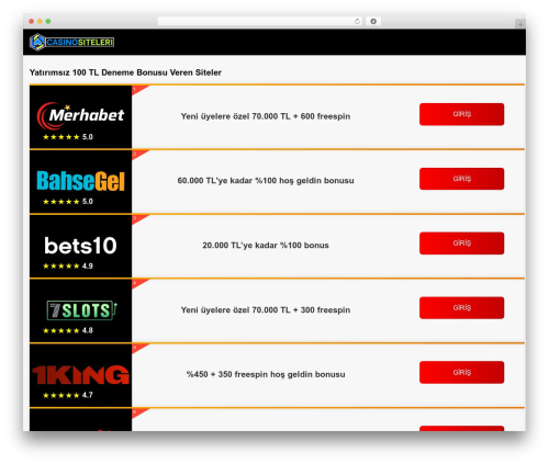 Site premium WordPress theme - canfidancilik.com