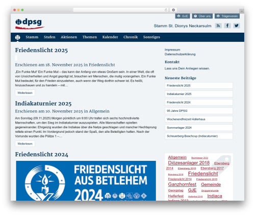 WordPress theme DPSG | Wordpress | 2.4 - dpsg-neckarsulm.de