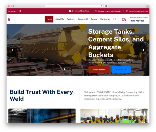WordPress theme bcom - fromidsteel.com