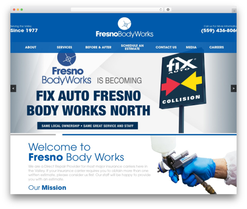 WordPress theme OCTANE - fresnobodyworks.com