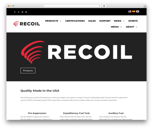 Divi translate main WordPress plugin - recoil-usa.com