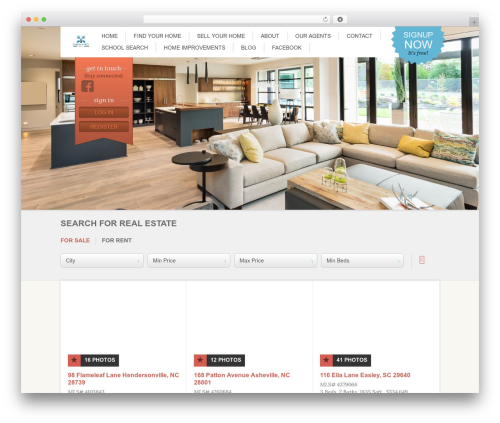 Real Estate Website Builder (placester) free WordPress plugin - carolinaskeyrealty.com