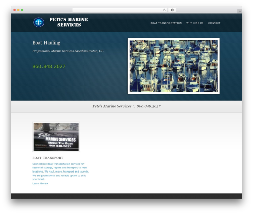 HighLight theme WordPress - petesmarineservices.com