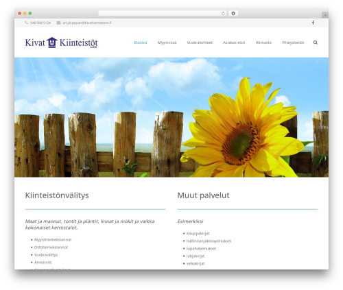 Linear WordPress plugin - kivatkiinteistot.fi