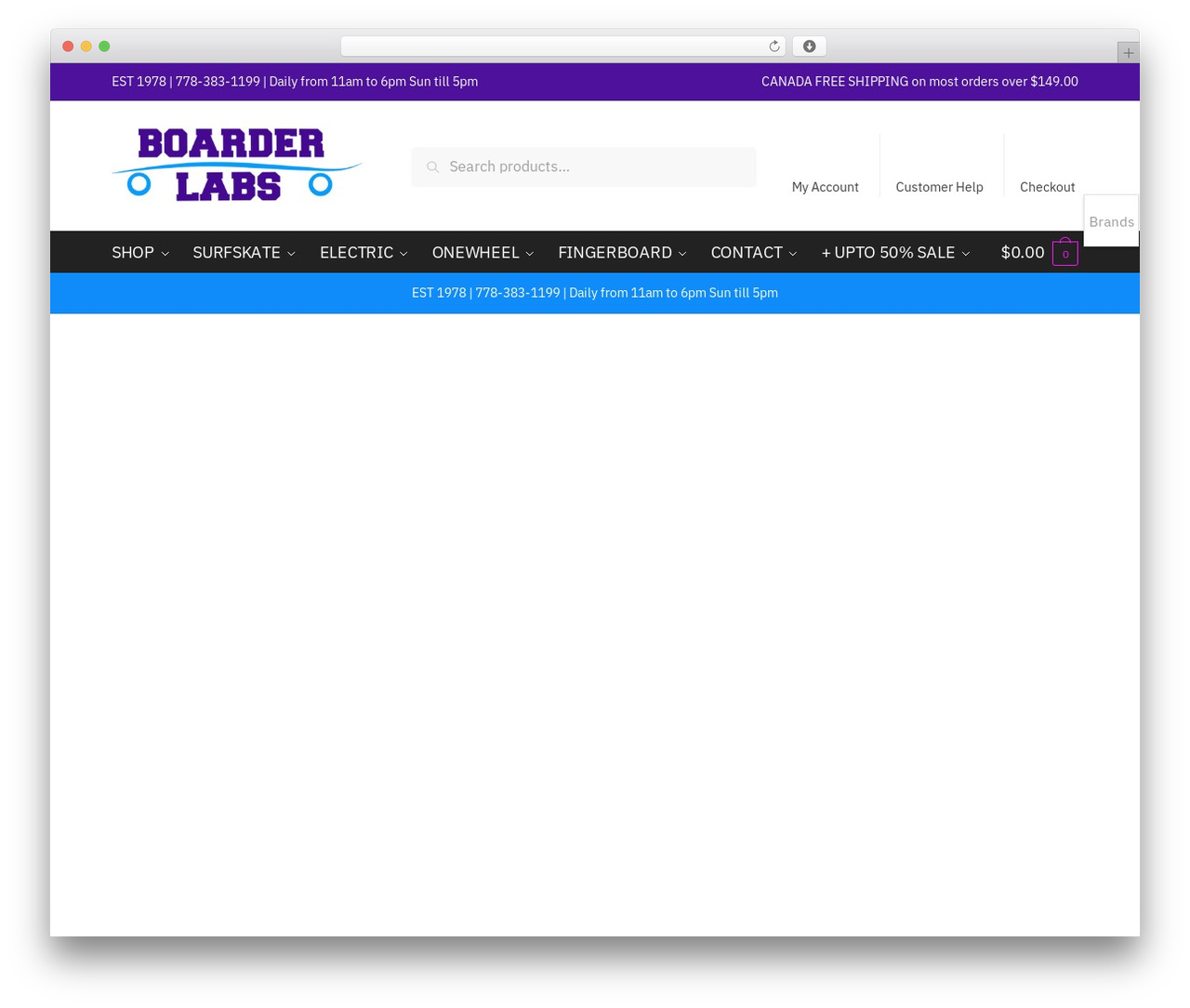 Shoptimizer WordPress shopping theme - longboarderlabs.com