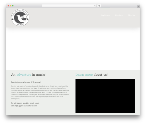 WordPress theme Avada - uppercanadachorus.com