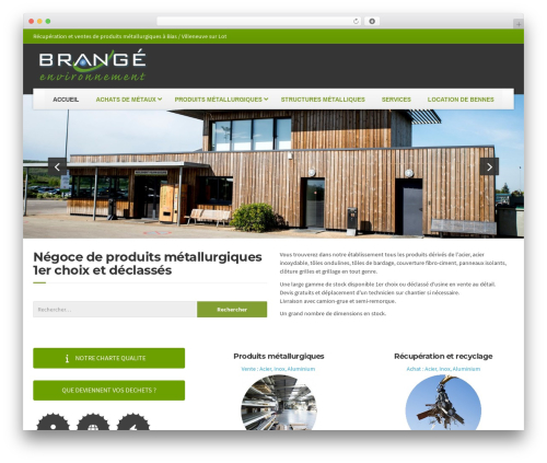 WordPress theme BuildPress WP Theme - brange.fr