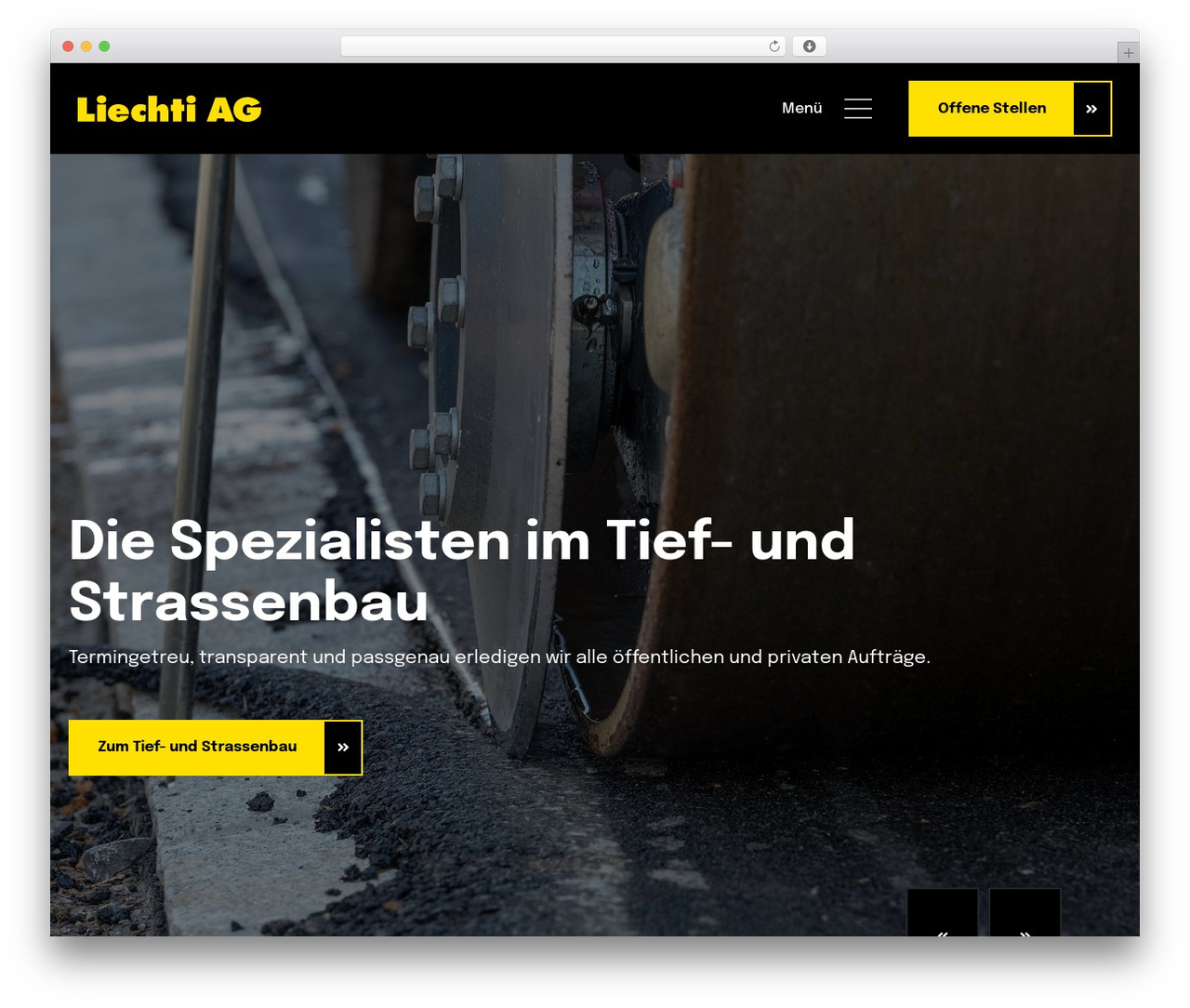 WordPress theme Builty - liechtiag.ch