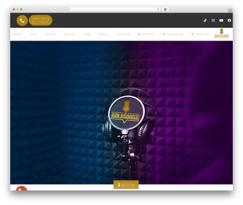 Better youtube embed block WordPress plugin - goldsongs.co.il