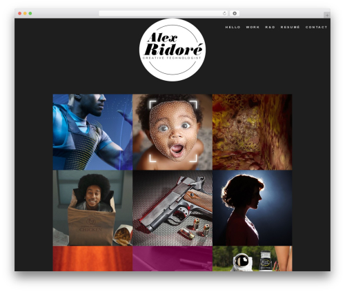 WordPress theme Moar - alexridore.com