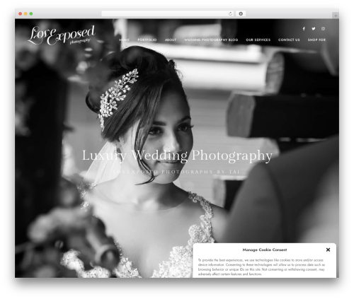 BlackSilver WordPress theme image - lovexposedphotography.com