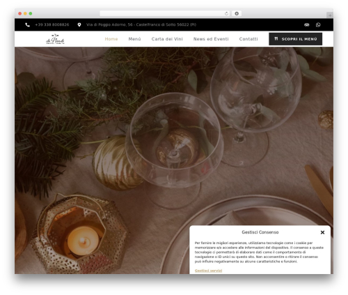 Hello Elementor WordPress theme design - ristorantedanando.com