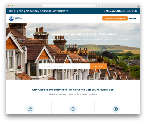 Property Problem Solver WordPress theme - propertyproblemsolver.co.uk