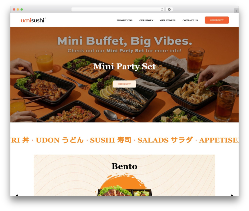 Template theme WordPress - umisushi.com.sg