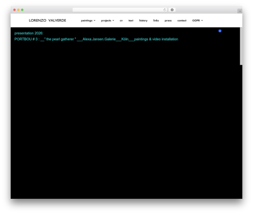 Theme WordPress Framed - lorenzovalverde.com