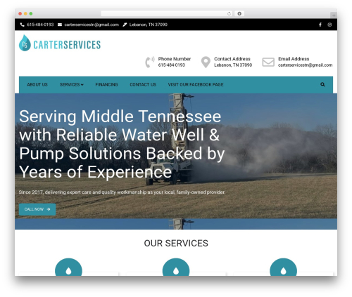 Theme WordPress Construction Light Pro - carterservicestn.com