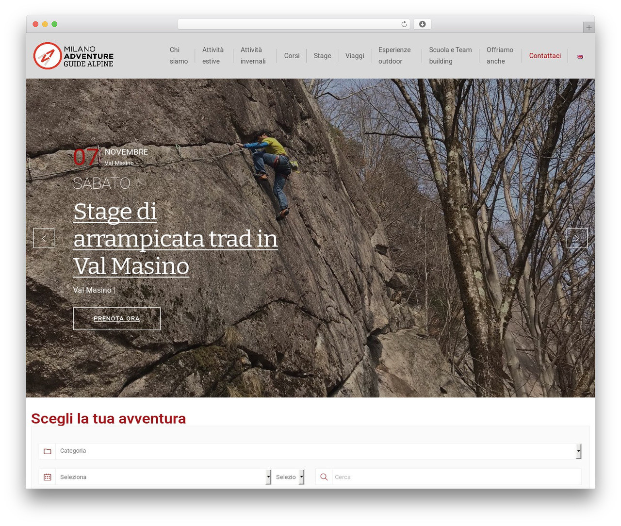 Theme WordPress Hello Elementor - milanoadventure.it