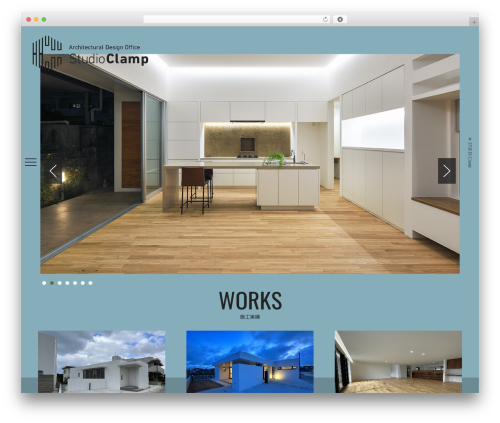 WP theme Studio Clamp - s-clamp.com