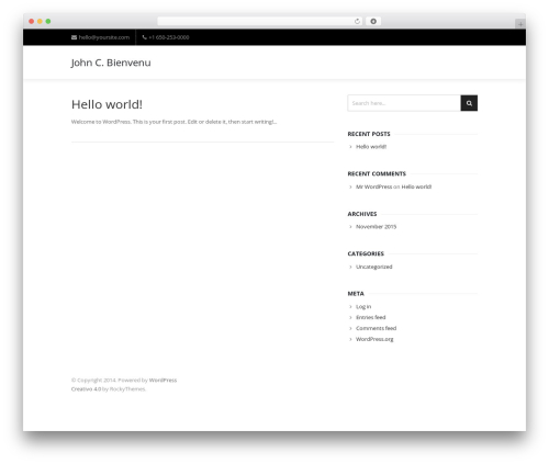 Screets chat WordPress plugin - jbienvenu.com